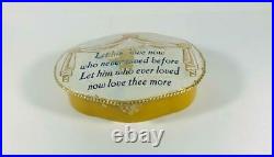 1972 Estee Lauder HEIRLOOM LET HIM LOVE NOW. Solid Perfume Compact VERY RARE