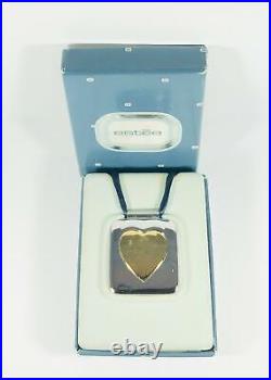 1977 Estee Lauder ESTEE' LOVE LOCKET Solid Perfume Compact IN ORIGINAL BOX
