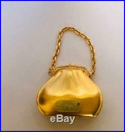 1996 Estee Lauder BEAUTIFUL PRECIOUS POUCH Solid Perfume Compact ORIGINAL BOX