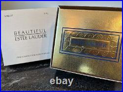 1996 Estee Lauder Crystal Green Pear Solid Perfume Compact