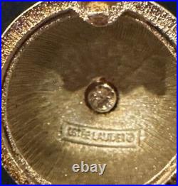 1996 Estee Lauder GOLDEN PINEAPPLE Knowing Solid Perfume Compact