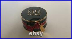 1998 Estee Lauder PLEASURES HIGH STYLE HAT BOX Solid Perfume Compact ORIG BOX