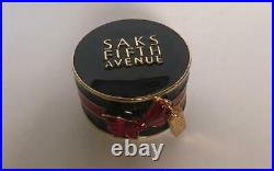 1998 Estee Lauder PLEASURES HIGH STYLE HAT BOX Solid Perfume Compact ORIG BOX