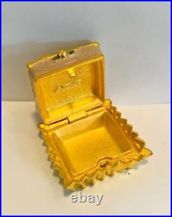 1998 Estee Lauder WHITE LINEN PETIT FOUR CAKE Solid Perfume Compact