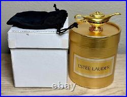 1998 Estee Lauder White Linen Magic Lantern Solid Perfume Compact NIB Full