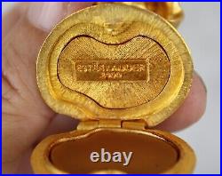 2000 Estee Lauder Pleasures SPARKLING MERMAID Solid Perfume Compact Excellent