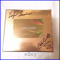 2000 Estee Lauder Pleasures Sparkling Mermaid SIGNED BOX Solid Perfume Compact