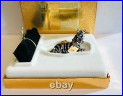 2001 Estee Lauder PLEASURES ZEBRA Solid Perfume Compact