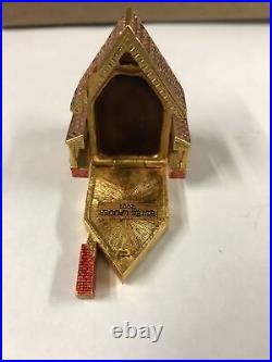 2001 Estee Lauder Victorian Doll House Jeweled Solid Perfume Compact
