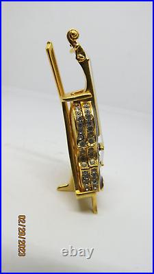 2001 Estee Lauder Youth-dew Violin Compact For Solid Perfume Signed Conte