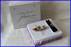 2002 ESTEE LAUDER Pleasures Boat Ride Perfume Solid Compact Pristine NEW RARE