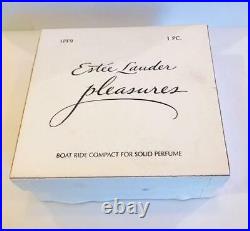 2002 Estee Lauder BOAT RIDE PLEASURES Solid Perfume Compact