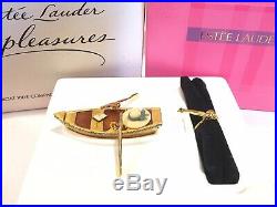2002 Estee Lauder Boat Ride Pleasures Solid Perfume Compact BOX