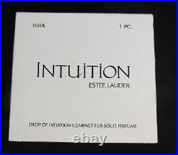 2002 Estee Lauder Drops of Intuition Solid Perfume Compact NEW! Oxidation