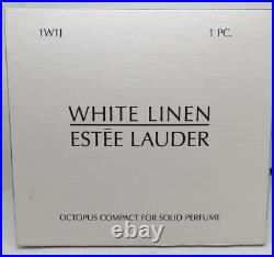 2002 Estee Lauder White Linen Octopus Compact For Solid Perfume