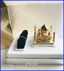 2003 Estee Lauder BEAUTIFUL TAJ MAHAL Solid Perfume Compact in ORIGINAL BOX