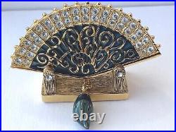 2003 Estee Lauder VENETIAN FAN Solid Perfume Compact RARE