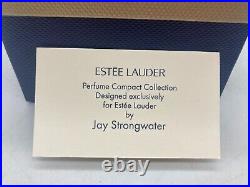 2004 Estee Lauder Jay Strongwater Pleasures Tulip Quartet Solid Perfume Compact