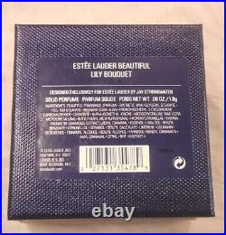 2004 Jay Strongwater Estee Lauder BEAUTIFUL LILY BOUQUET Perfume COMPACT & Box