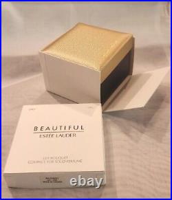 2004 Jay Strongwater Estee Lauder BEAUTIFUL LILY BOUQUET Perfume COMPACT & Box