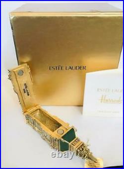 2006 HARRODS/Estee Lauder PLEASURES LONDON CLOCK TOWER Solid Perfume Compact