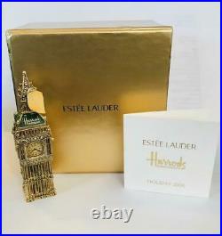 2006 HARRODS/Estee Lauder PLEASURES LONDON CLOCK TOWER Solid Perfume Compact