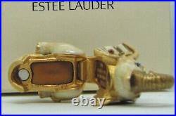 2011 Estee Lauder Jay Strongwater Luck Elephant Solid Perfume Compact MIBoxes