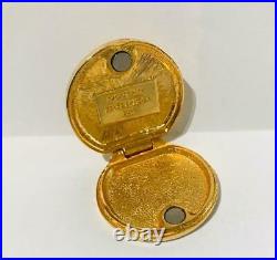 2011 Estee Lauder YOUTH DEW PROSPERITY COIN Solid Perfume Compact WithPOUCH