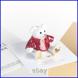 2015 Harrods Christmas Bear Estee Lauder Solid Perfume Compact Both Boxes LE