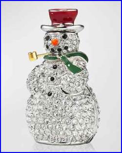 2022 Estee Lauder Solid Perfume Compact Snowman MIBB