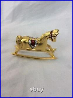 Adorable Estee Lauder Rocking Horse solid perfume bottle