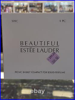 Beautiful Estee Lauder Picnic Basket Compact For Solid Perfume 1 Pc