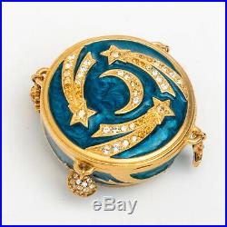 Celestial Charms Estee Lauder Solid Perfume Compact Jay Strongwater Mint Box