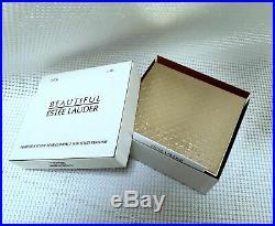 ESTEE LAUDER BEAUTIFUL PERFUME HARRODS WILLIAM BEAR SOLID COMPACT Orig BOX 1/400