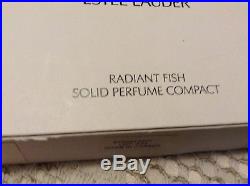 ESTEE LAUDER BEAUTIFUL RADIANT FISH COMPACT SOLID PERFUME Original Boxes 2005