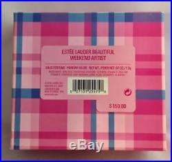 ESTEE LAUDER BEAUTIFUL WEEKEND ARTIST COMPACT SOLID PERFUME Original Boxes 2002