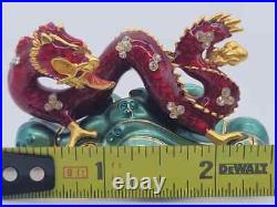 ESTEE LAUDER Beautiful Lucky Dragon Solid Perfume Compact Collectible from 2005