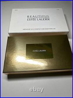ESTEE LAUDER Beautiful Midnight Sun Solid Perfume Compact NIB All Boxes