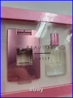 ESTEE LAUDER Beautiful Sheer Portable Fragrance Spray 0.5 fl. Oz 15ml + Refill