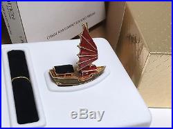 ESTEE LAUDER CHINESE JUNK COMPACT with INTUITION SOLID PERFUME in Orig. BOX MIB