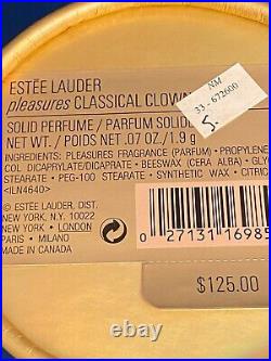 ESTEE LAUDER CLASSIC CLOWN SOLID COMPACT with PLEASURES PERFUME