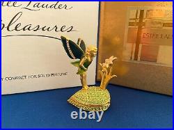 ESTEE LAUDER FAIRY COMPACT SOLID with PLEASURES PERFUME 2001