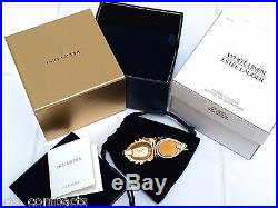 ESTEE LAUDER FLUTTERING FEATHER COMPACT w WHITE LINEN SOLID PERFUME ORIG BOXES