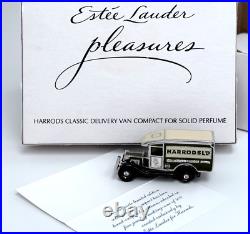 ESTEE LAUDER HARRODS DELIVERY VAN COMPACT SOLID PERFUME in BOXES MIBB 1/400 RARE