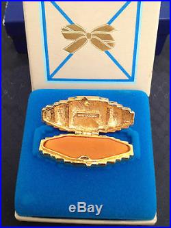ESTEE LAUDER HEIRLOOM VINTAGE COMPACT w PRIVATE COLLECTION SOLID PERFUME MIB