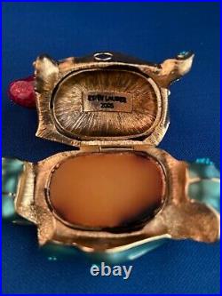ESTEE LAUDER LUCKY DRAGON SOLID PERFUME COMPACT with BEAUTIFUL FRAGRANCE