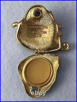ESTEE LAUDER `Magical Leaf` by Jay Strongwater Compact for Solid Perfume 2009