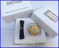 ESTEE LAUDER PLAYFUL KITTENS SOLID PERFUME CAT COMPACT in BOX CHRISTMAS GIFT