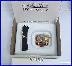 ESTEE LAUDER PLAYFUL KITTENS SOLID PERFUME COMPACT Orig BOX CAT VALENTINE GIFT