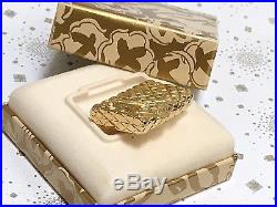 ESTEE LAUDER VINTAGE PURSE SOLID PERFUME COMPACT with PRIVATE COLLECTION in BOX